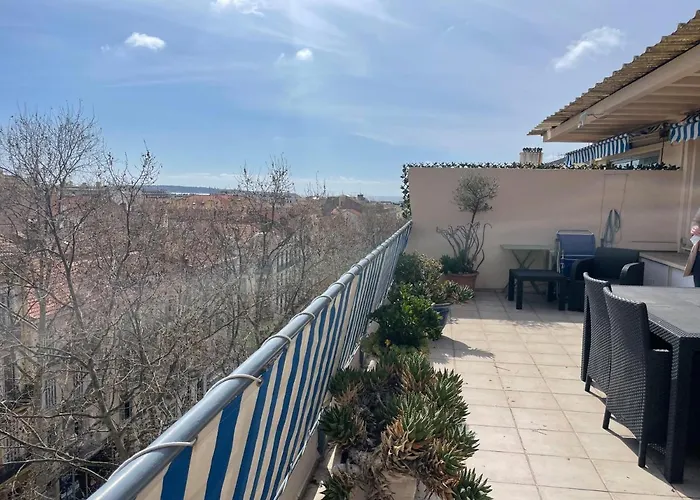 Toit Terrasse Proche Plages Croisette Et Palais Des Festivals Apartman Cannes